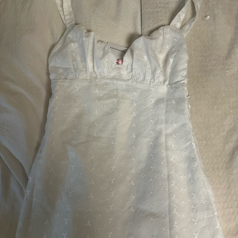Princess Polly White Floral Dress
